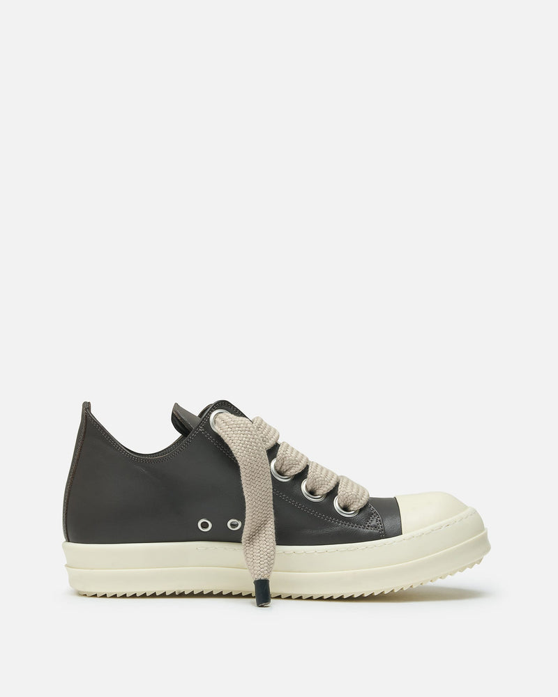 Rick Owens Men's Sneakers Jumbolace Low Sneakers in Dark Dust/Milk