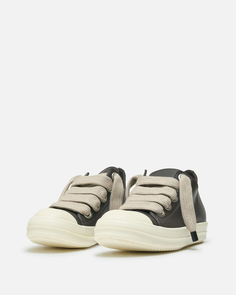 Rick Owens Men's Sneakers Jumbolace Low Sneakers in Dark Dust/Milk