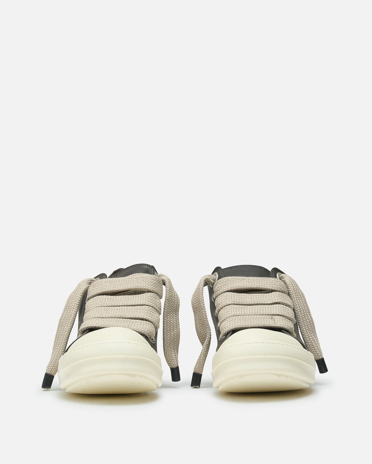 Rick Owens Men's Sneakers Jumbolace Low Sneakers in Dark Dust/Milk