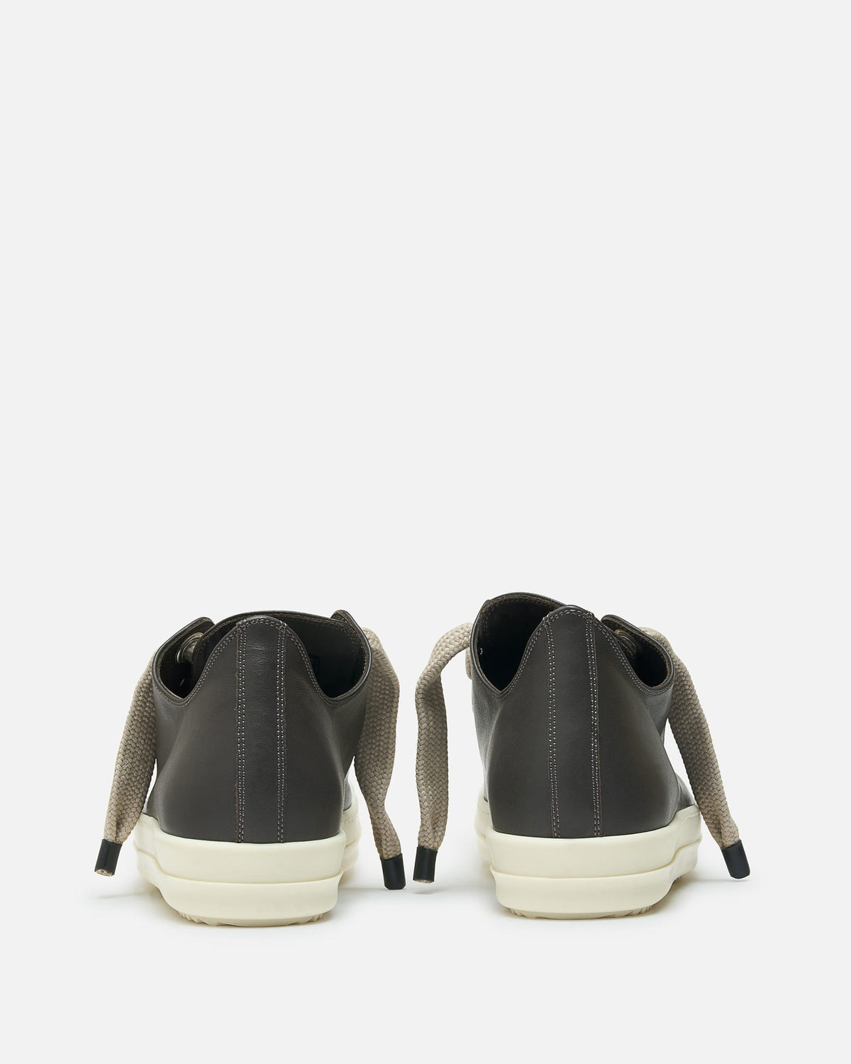 Rick Owens Men's Sneakers Jumbolace Low Sneakers in Dark Dust/Milk