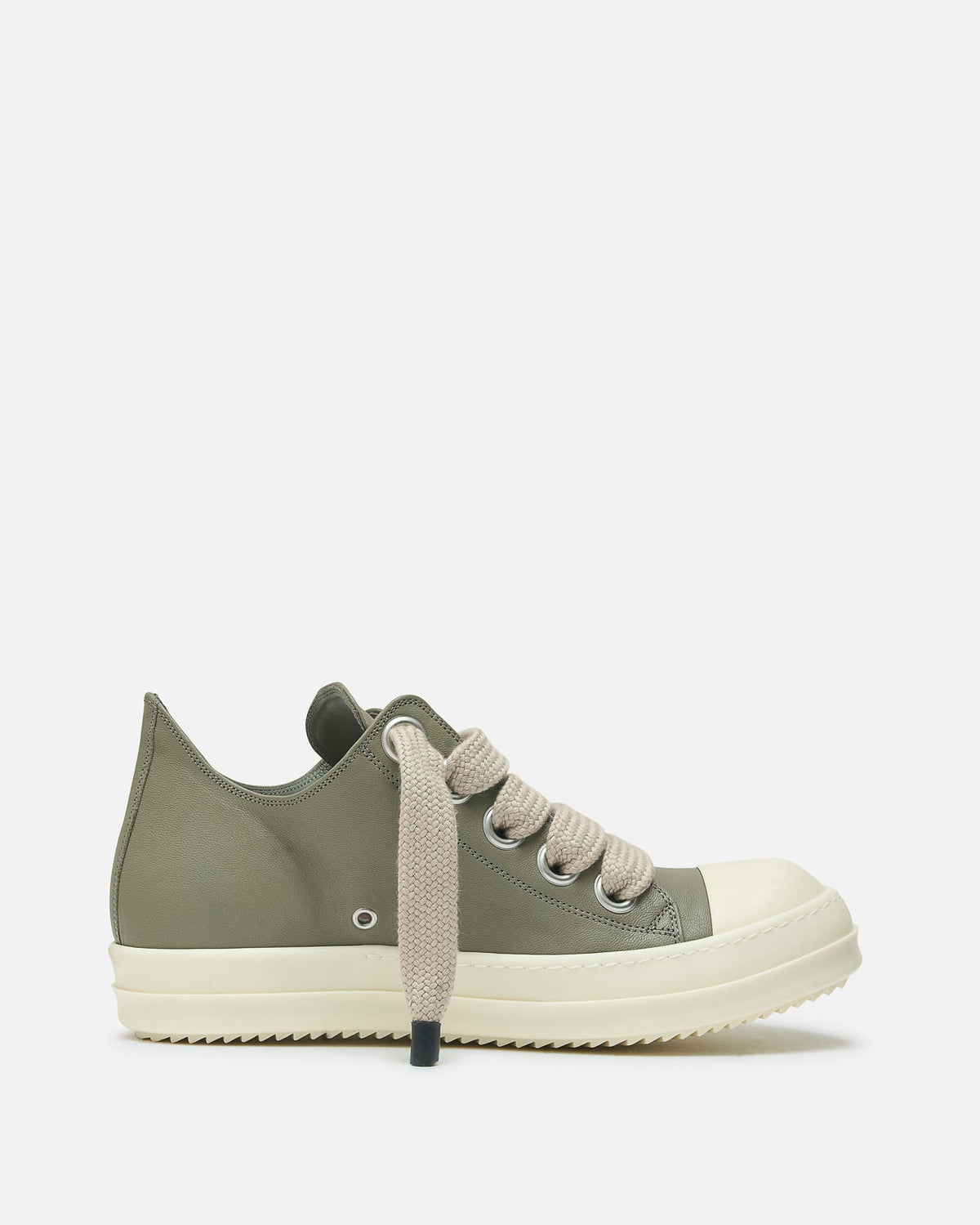 Rick Owens Men's Sneakers Jumbolace Low Sneakers in Dark Pearl/Milk