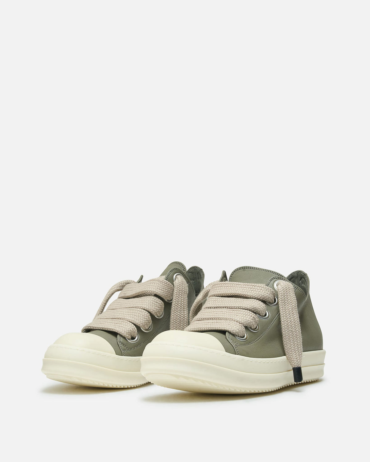 Rick Owens Men's Sneakers Jumbolace Low Sneakers in Dark Pearl/Milk