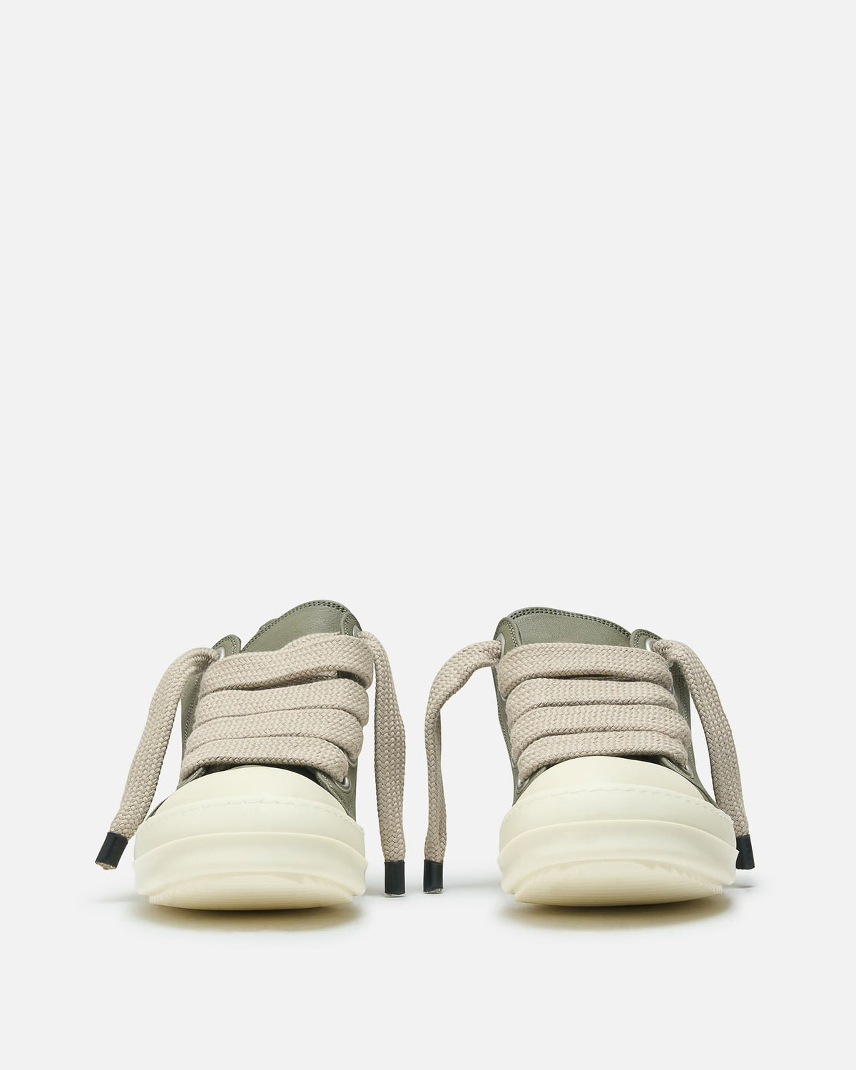 Rick Owens Men's Sneakers Jumbolace Low Sneakers in Dark Pearl/Milk