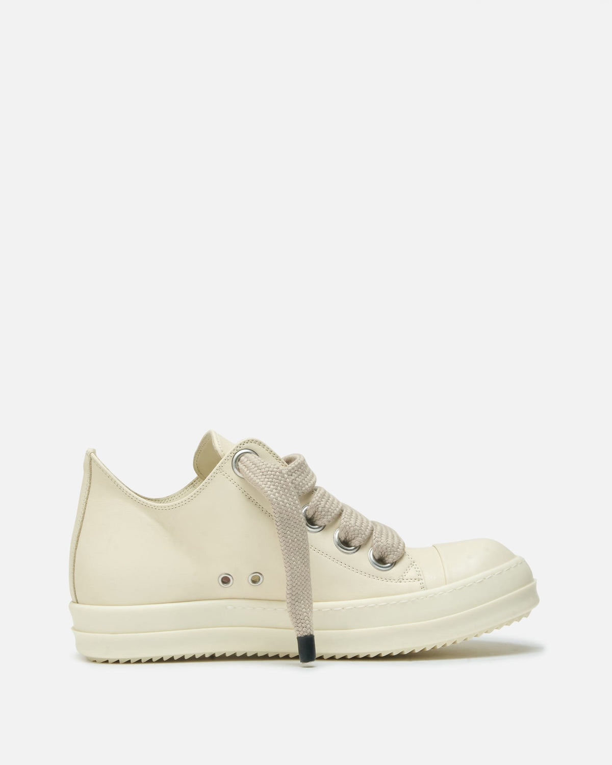 Rick Owens Men's Sneakers Jumbolace Low Sneakers in Milk/Milk