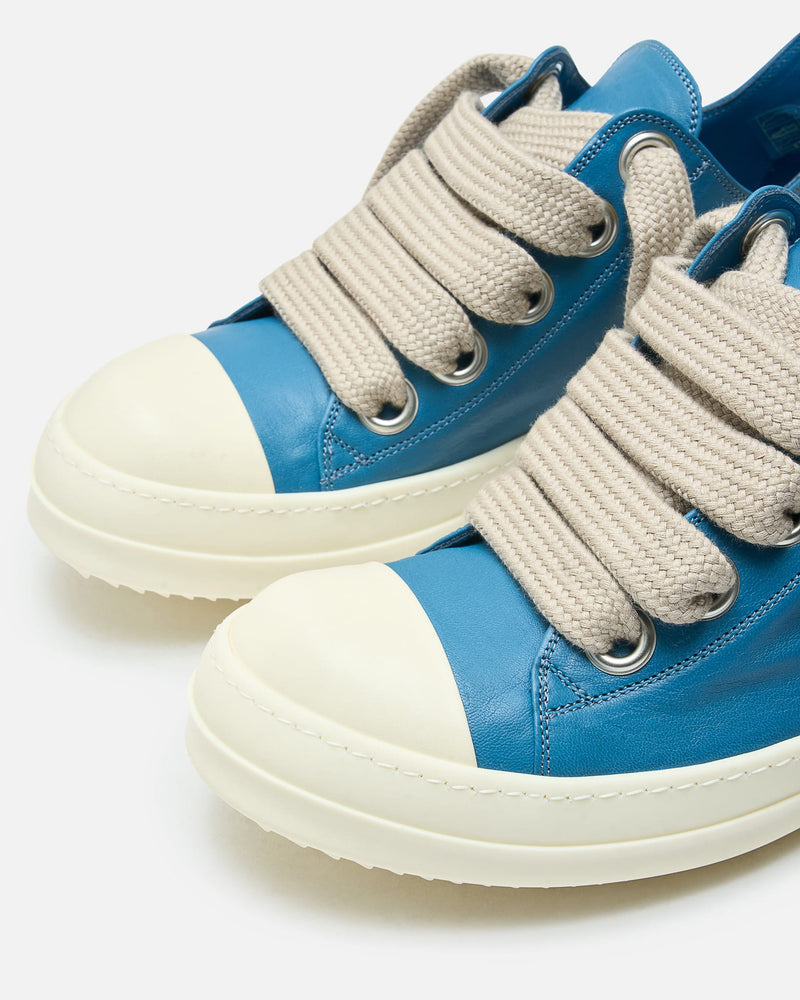 Rick Owens Men's Sneakers Jumbolace Low Sneakers in Nublu/Milk