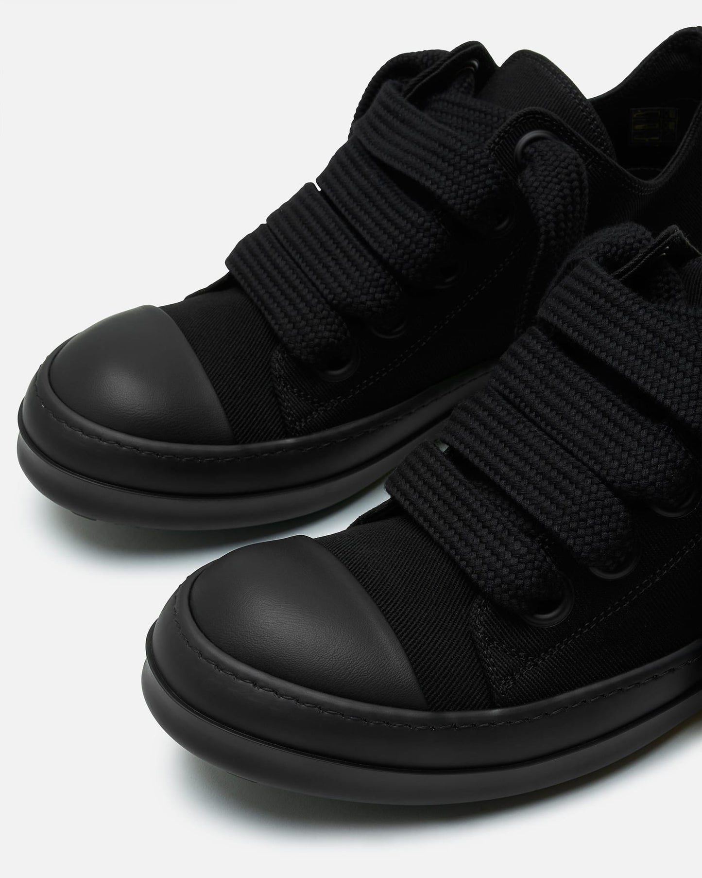 Rick Owens DRKSHDW Men's Sneakers Jumbolace Low Sneaks in All Black