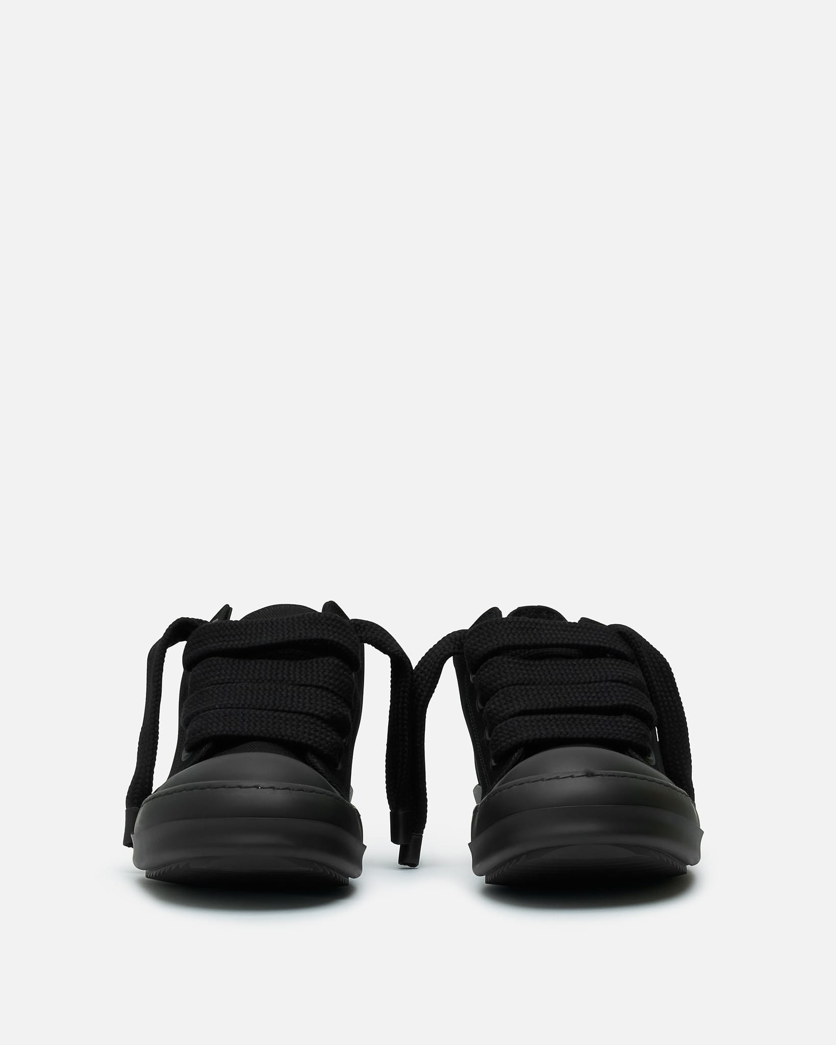 Rick Owens DRKSHDW Men's Sneakers Jumbolace Low Sneaks in All Black
