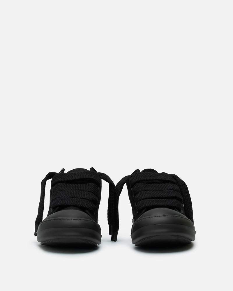 Rick Owens DRKSHDW Men's Sneakers Jumbolace Low Sneaks in All Black