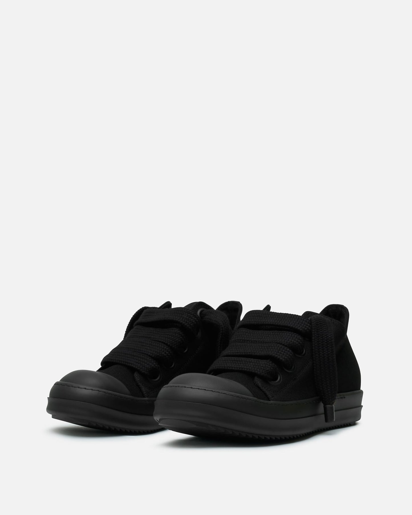 Rick Owens DRKSHDW Men's Sneakers Jumbolace Low Sneaks in All Black