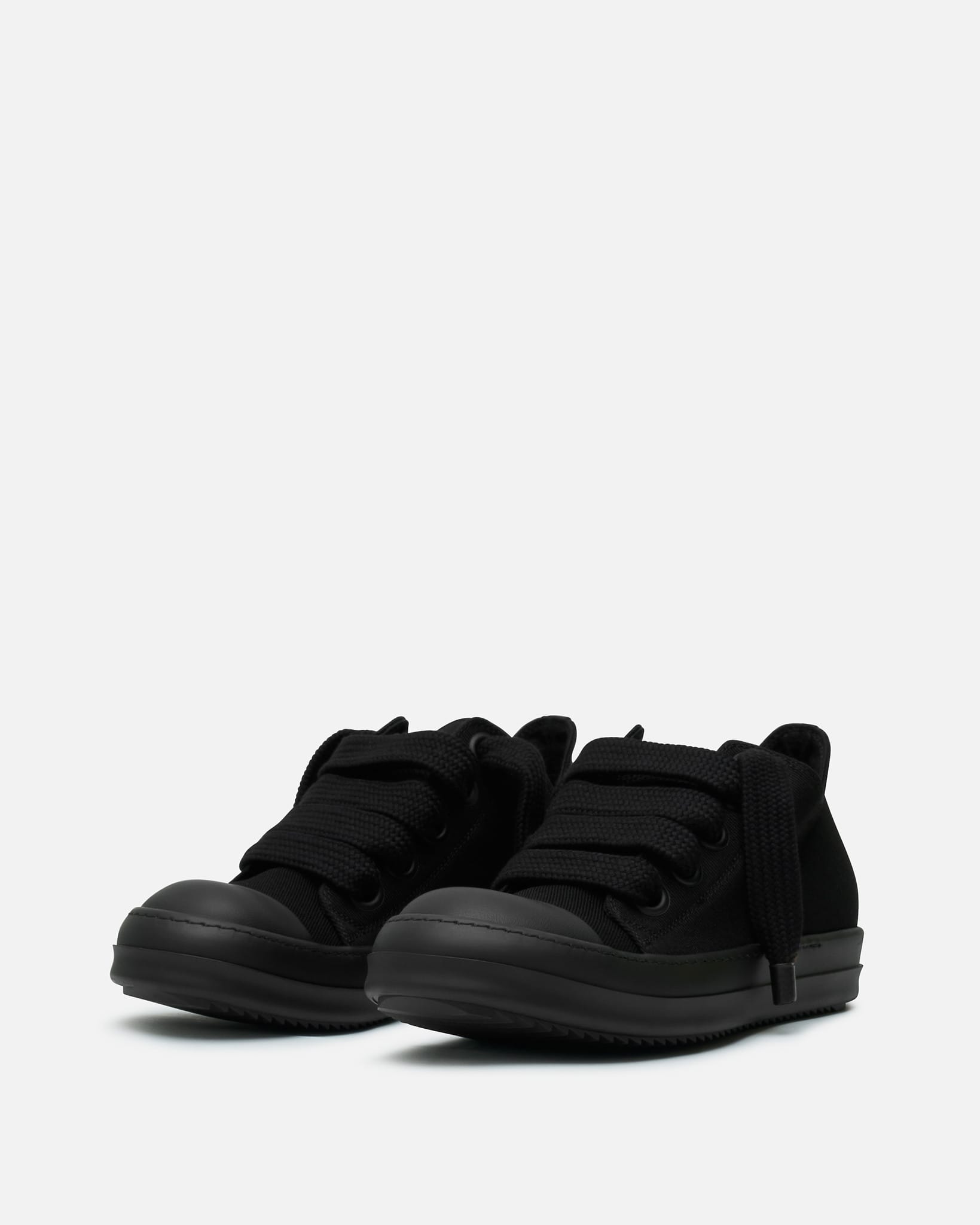 Rick Owens DRKSHDW Men's Sneakers Jumbolace Low Sneaks in All Black