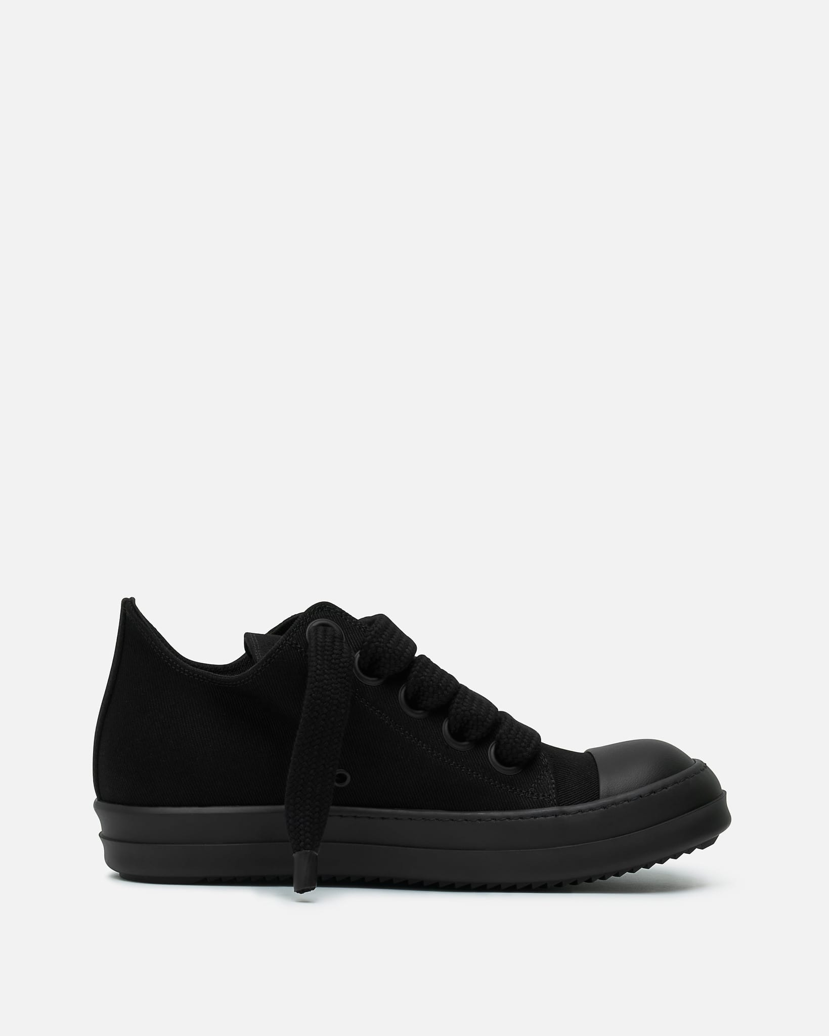 Rick Owens DRKSHDW Men's Sneakers Jumbolace Low Sneaks in All Black