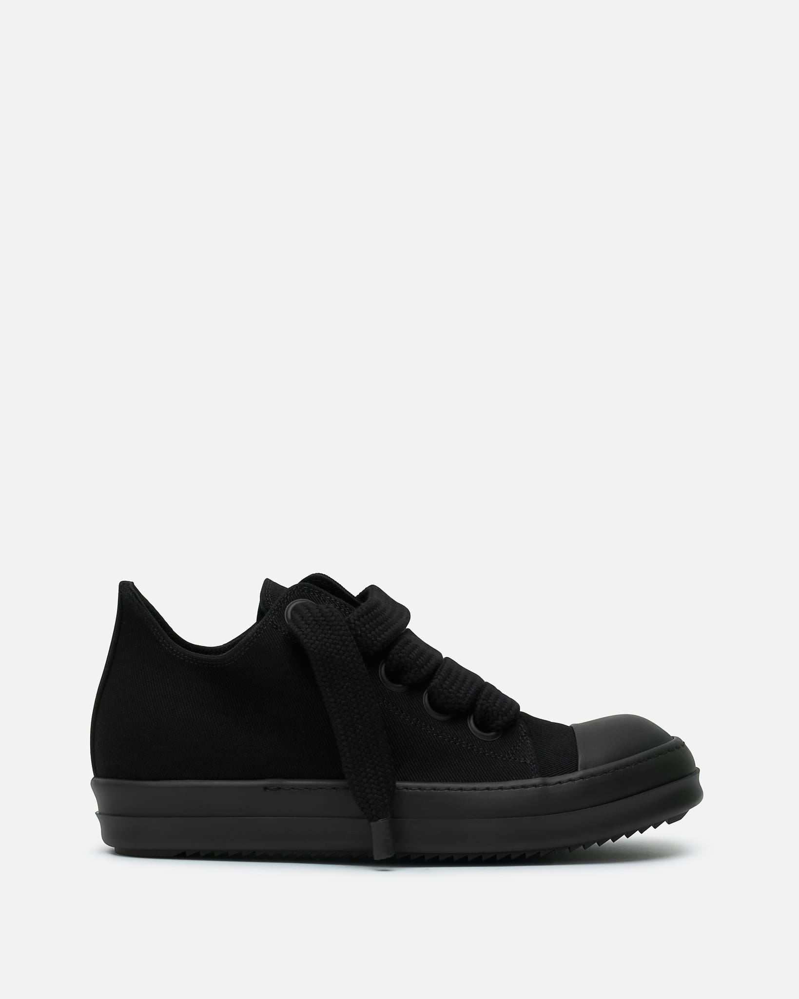 Rick Owens DRKSHDW Men's Sneakers Jumbolace Low Sneaks in All Black