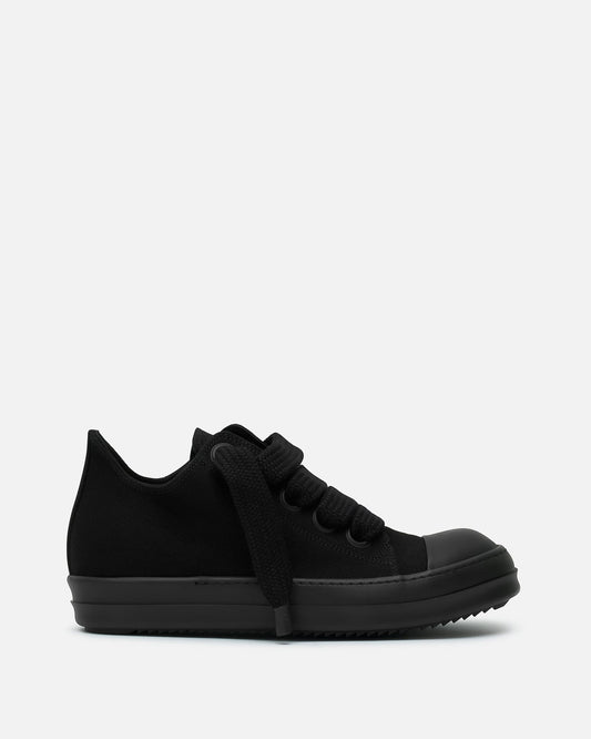 Rick Owens DRKSHDW Men's Sneakers Jumbolace Low Sneaks in All Black