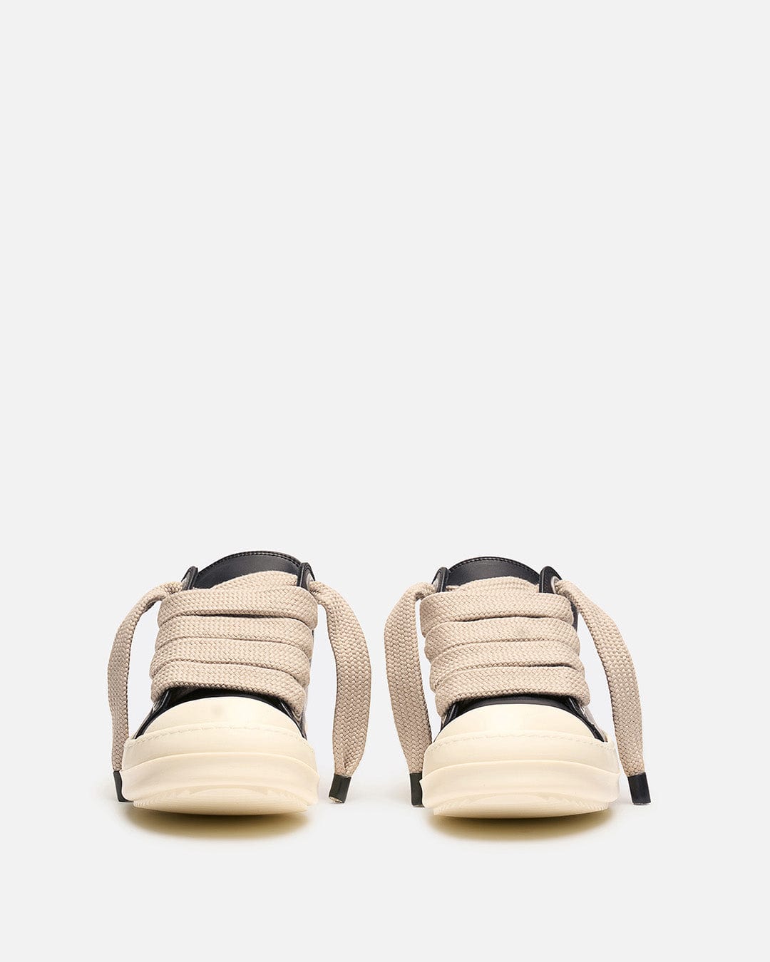 Rick Owens Men's Sneakers Jumbolace Low Sneaks in Black/Milk