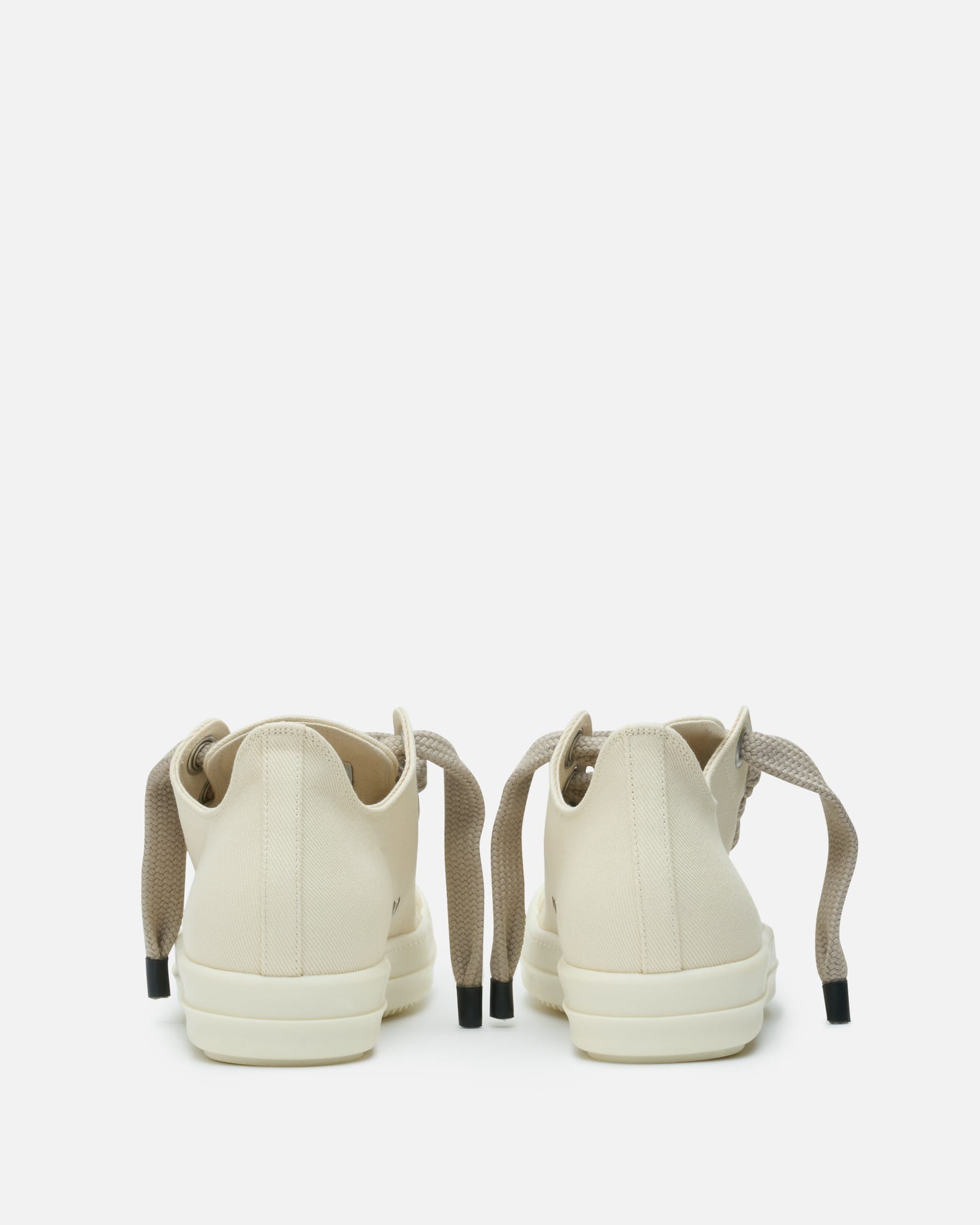 Rick Owens DRKSHDW Men's Sneakers Jumbolace Low Sneaks in Milk/Milk