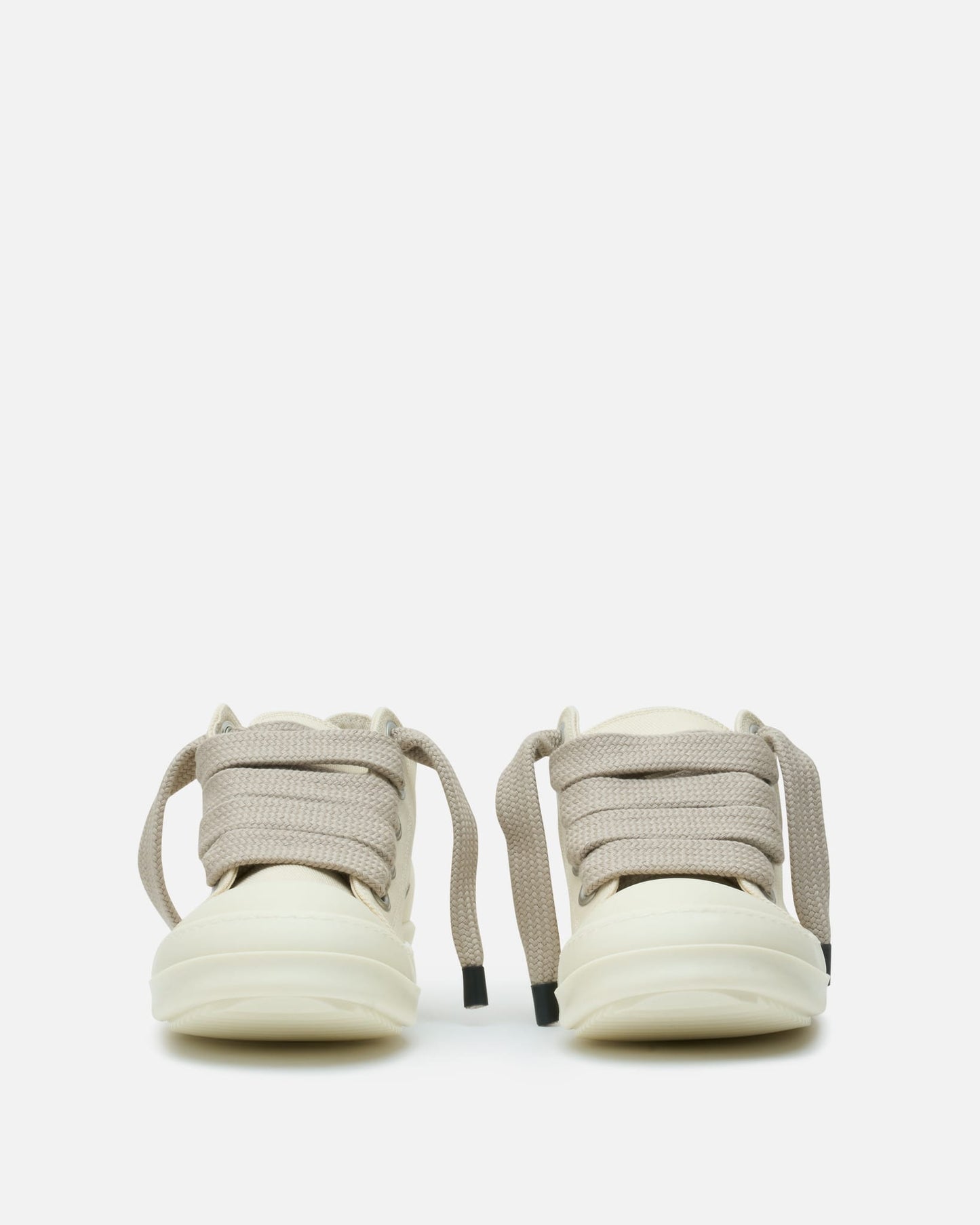 Rick Owens DRKSHDW Men's Sneakers Jumbolace Low Sneaks in Milk/Milk