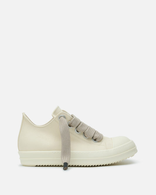 Rick Owens DRKSHDW Men's Sneakers Jumbolace Low Sneaks in Milk/Milk