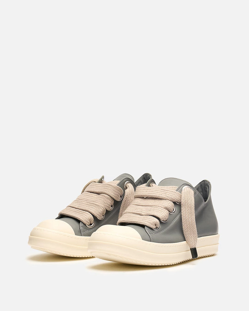 Rick Owens Men's Sneakers Jumbolace Low Sneaks in Washed Indigo/Milk