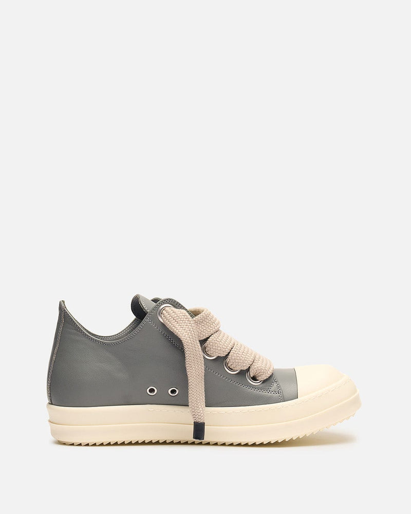 Rick Owens Men's Sneakers Jumbolace Low Sneaks in Washed Indigo/Milk
