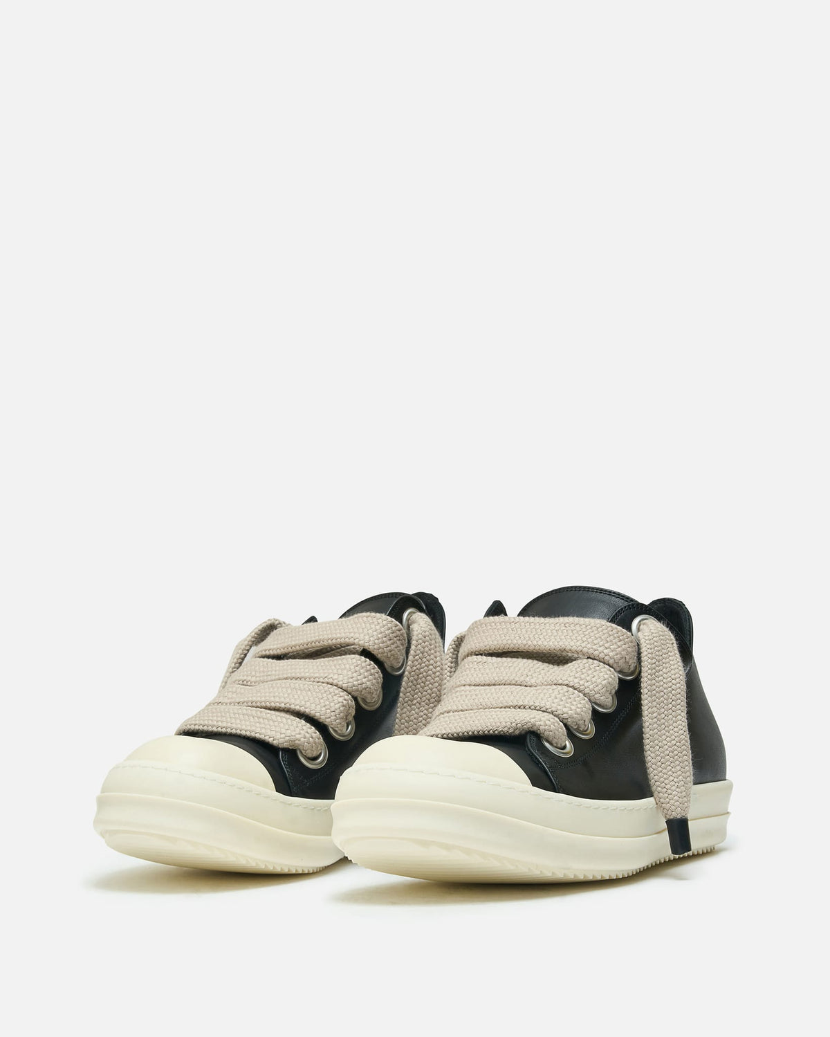 Rick Owens Men's Sneakers Jumbolace Sneakers in Black/Milk
