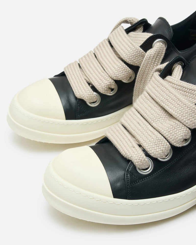 Rick Owens Men's Sneakers Jumbolace Sneakers in Black/Milk