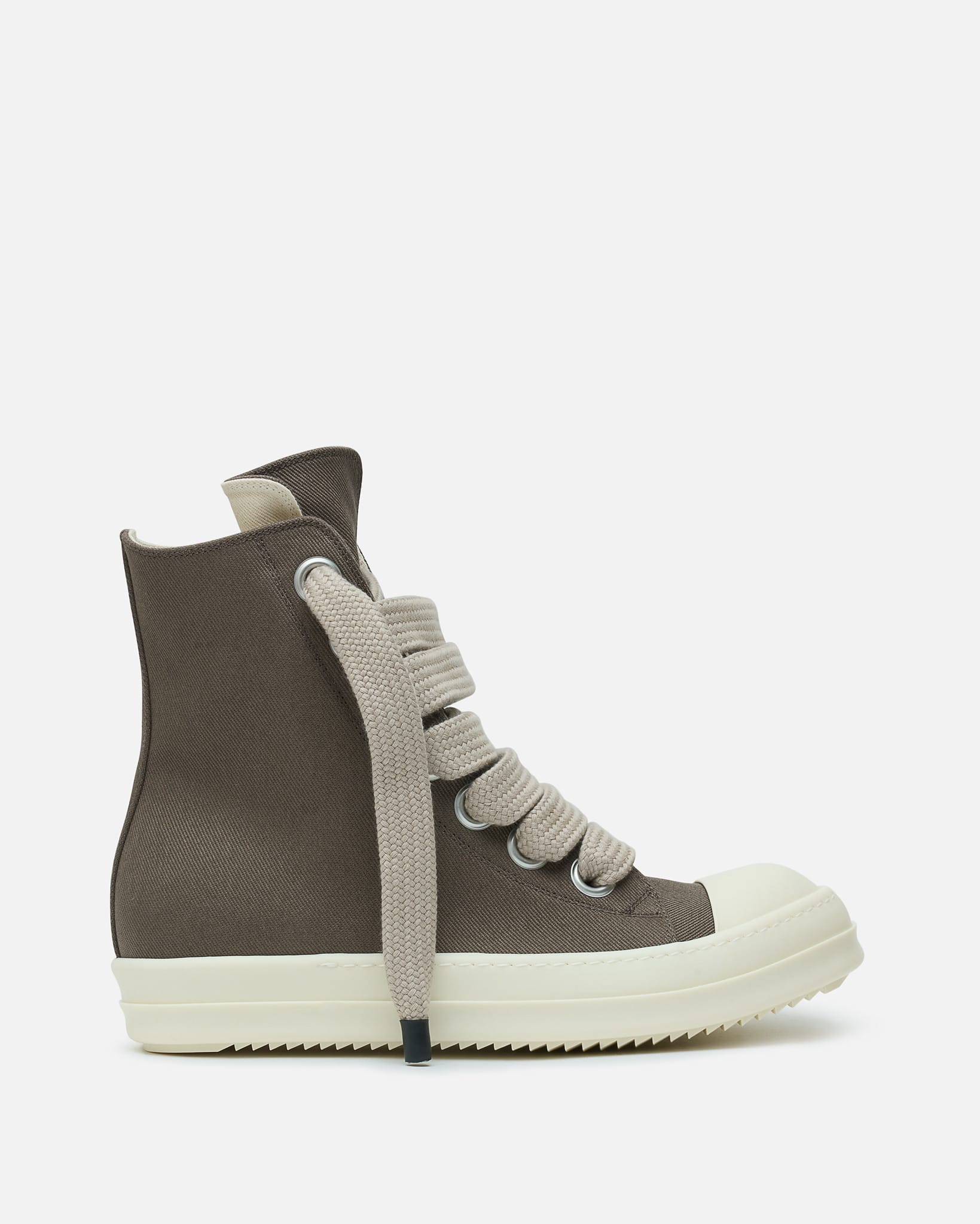 Rick Owens DRKSHDW Men's Sneakers Jumbolace Sneaks in Dust/Milk