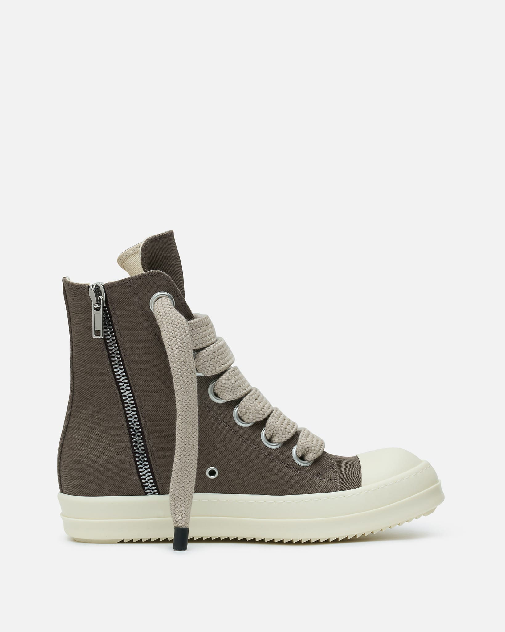 Rick Owens DRKSHDW Men's Sneakers Jumbolace Sneaks in Dust/Milk
