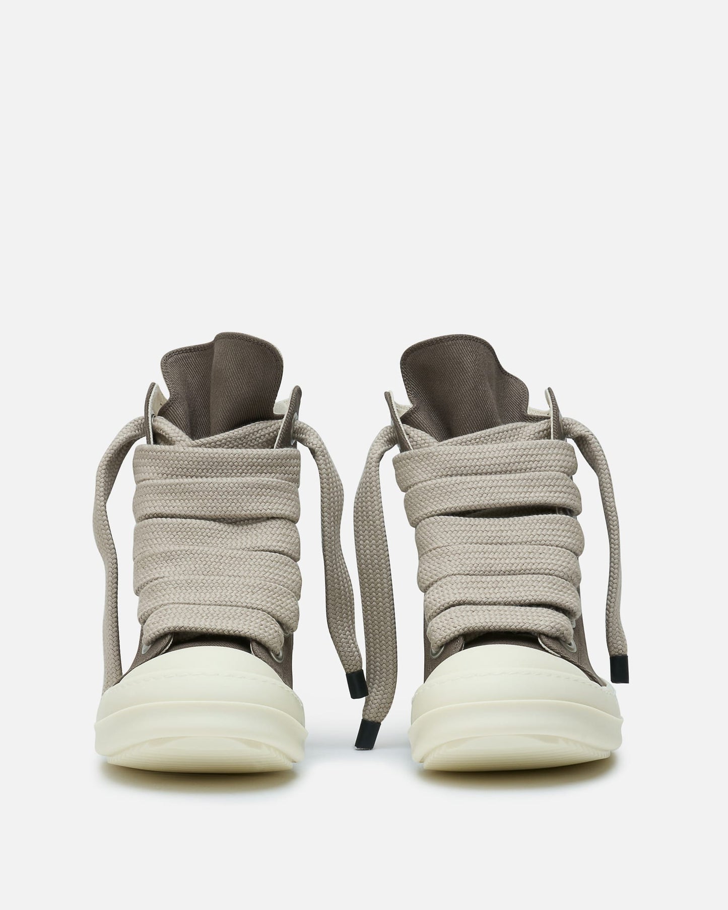 Rick Owens DRKSHDW Men's Sneakers Jumbolace Sneaks in Dust/Milk