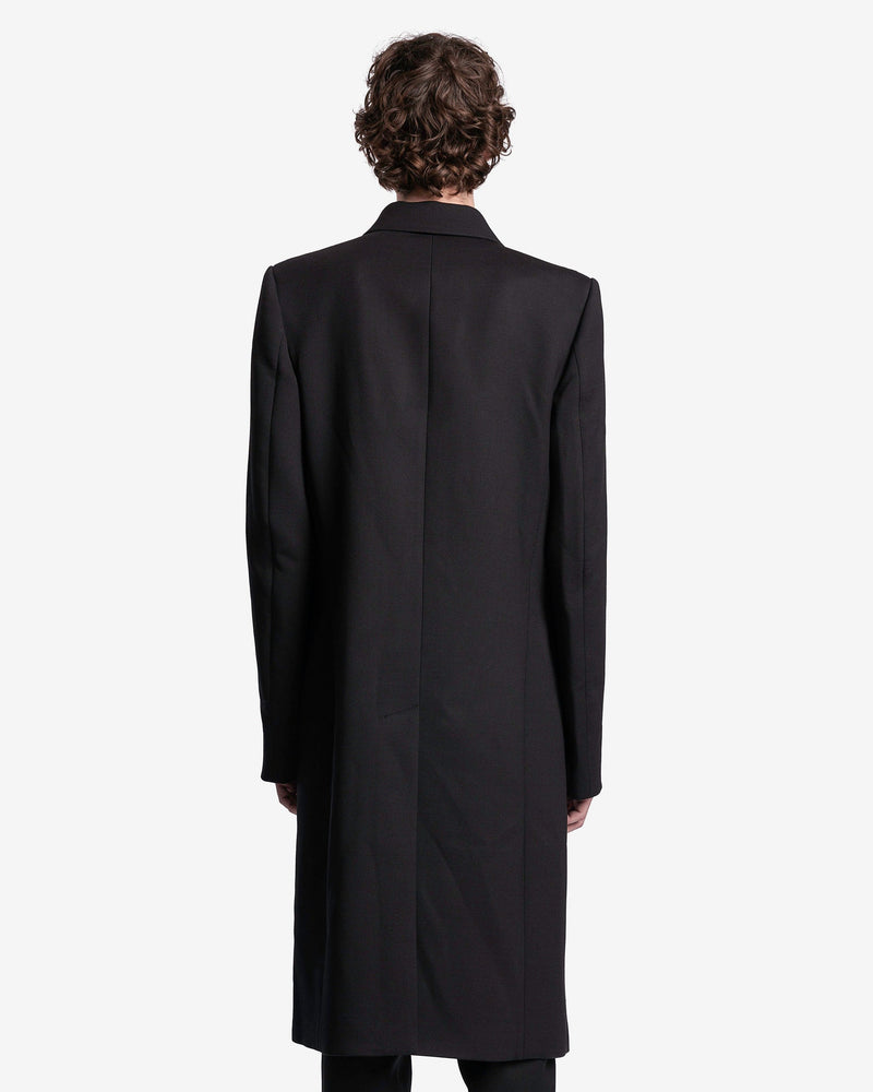 NAMACHEKO Men's Jackets Kagul Single Breasted Coat in Black