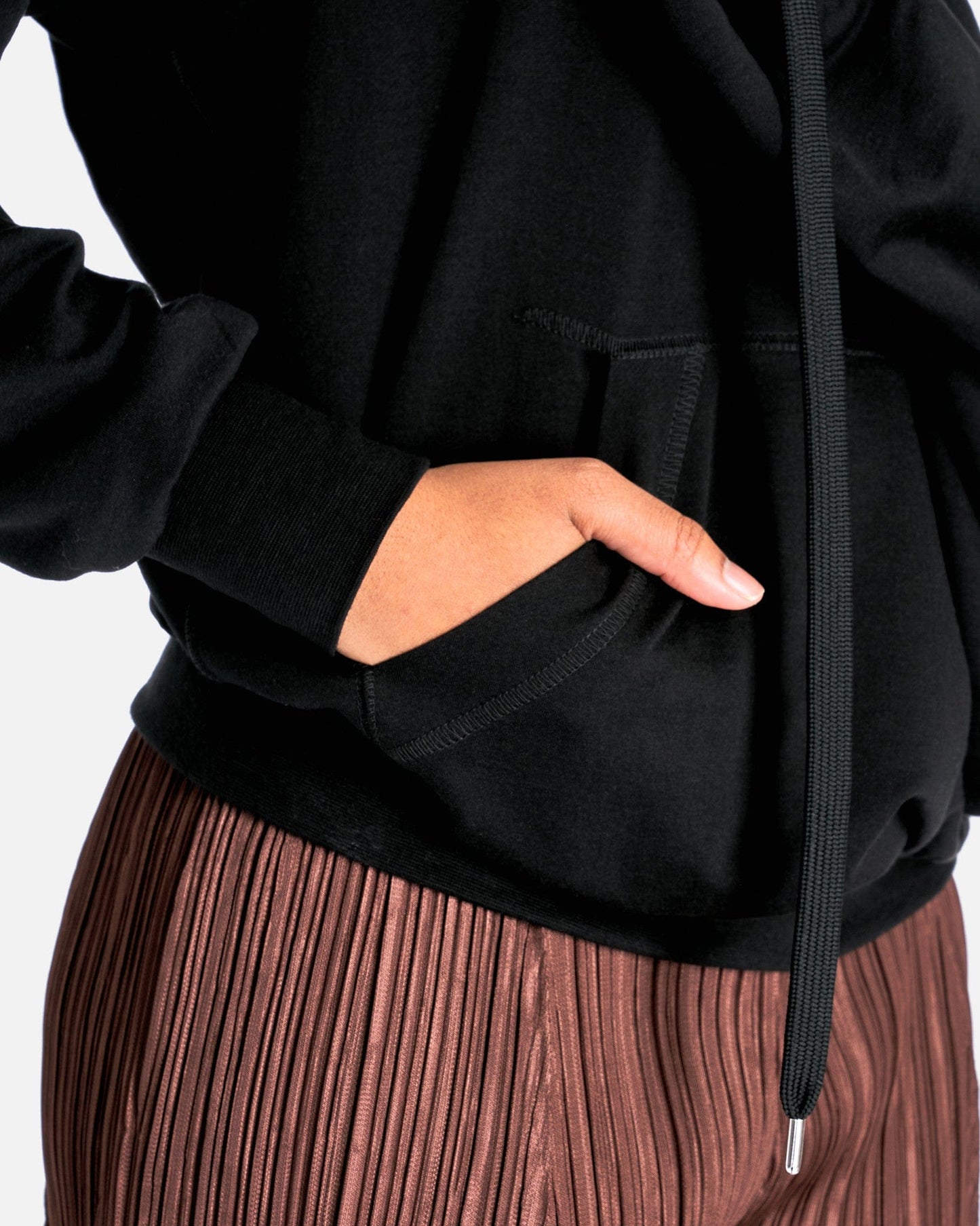 UNDERCOVER Women Sweaters Kashkur Drapthade Hoodie in Black