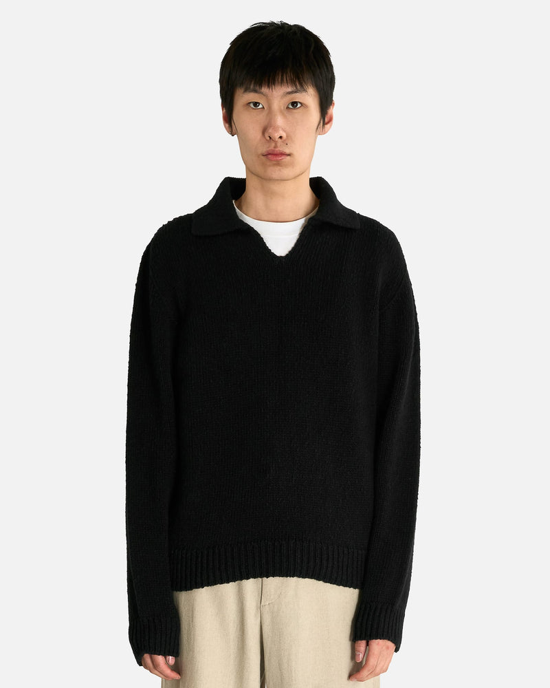 The Row Men's Sweater Keegan Top in Black