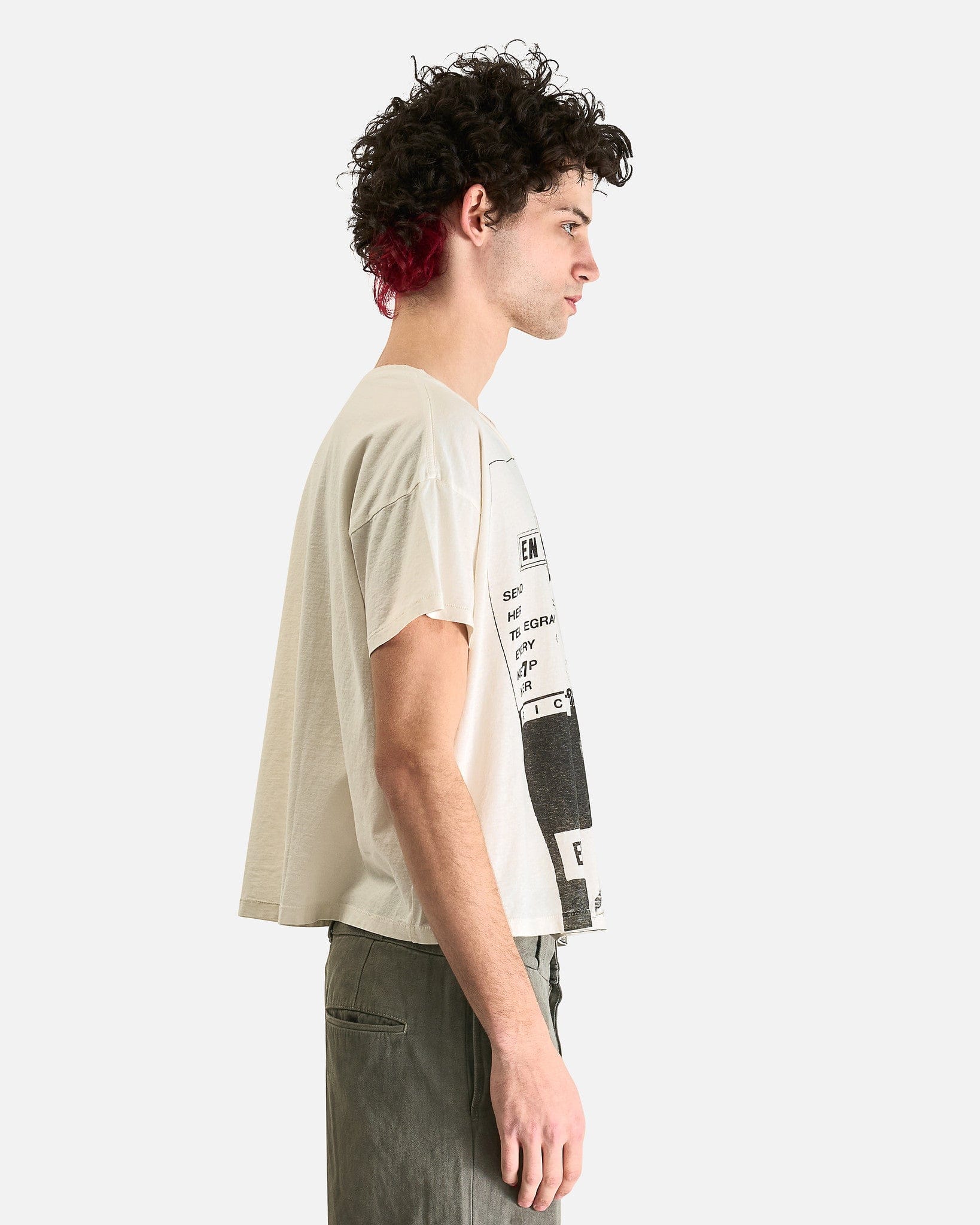 Enfants Riches Deprimes Men's T-Shirts Keep Her Quiet T-Shirt in Faded White