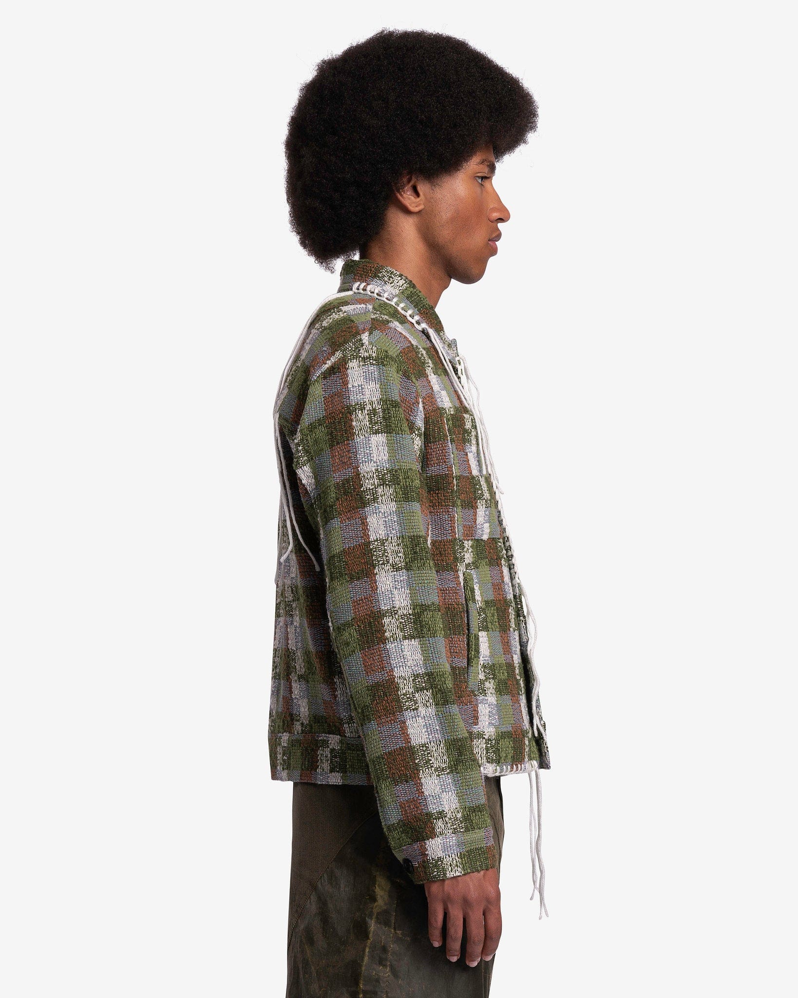 Andersson Bell Men's Jackets Kenley Check Work Jacket in Green