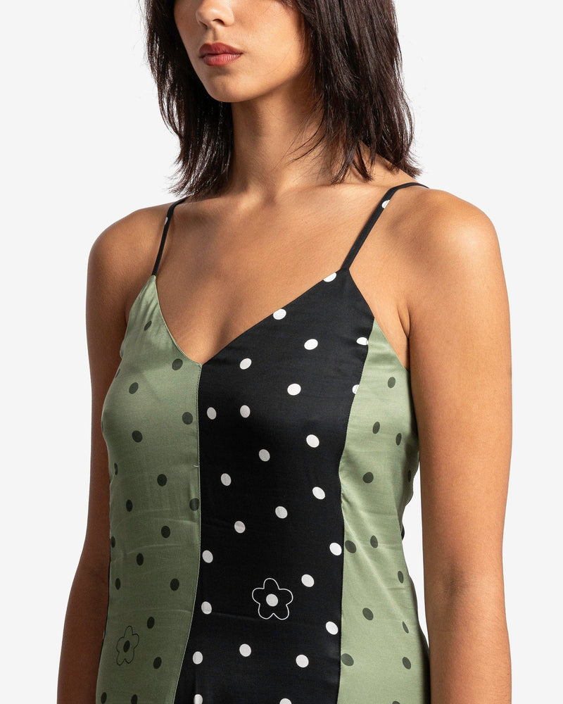 Kenzo Flower Spot Long Dress in Black SVRN Kenzo Flower Spot Long Dress in Black SVRN