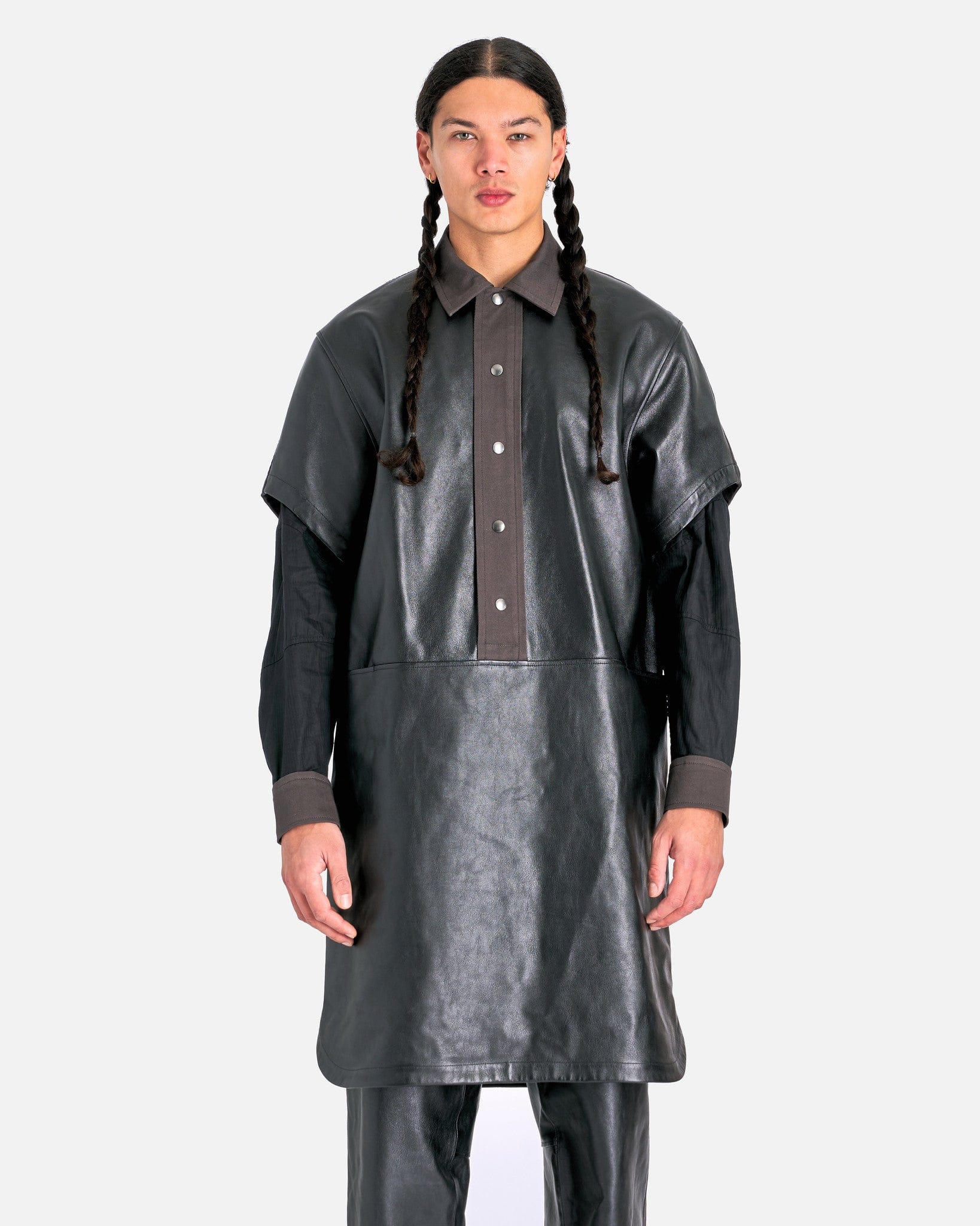 At.Kollektive Men's Shirts KIKO KOSTADINOV Milne Shirt in Black