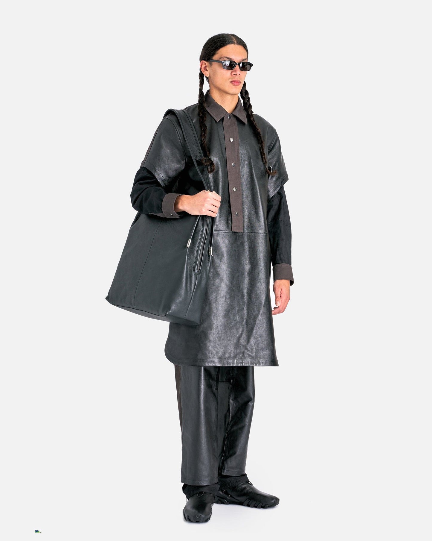 At.Kollektive Men's Shirts KIKO KOSTADINOV Milne Shirt in Black