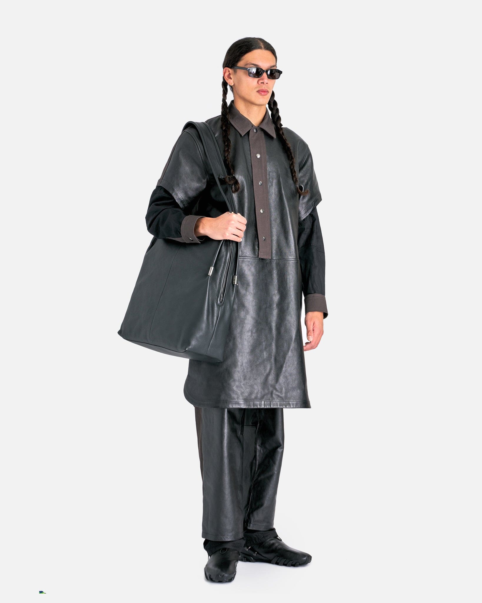 At.Kollektive Men's Shirts KIKO KOSTADINOV Milne Shirt in Black