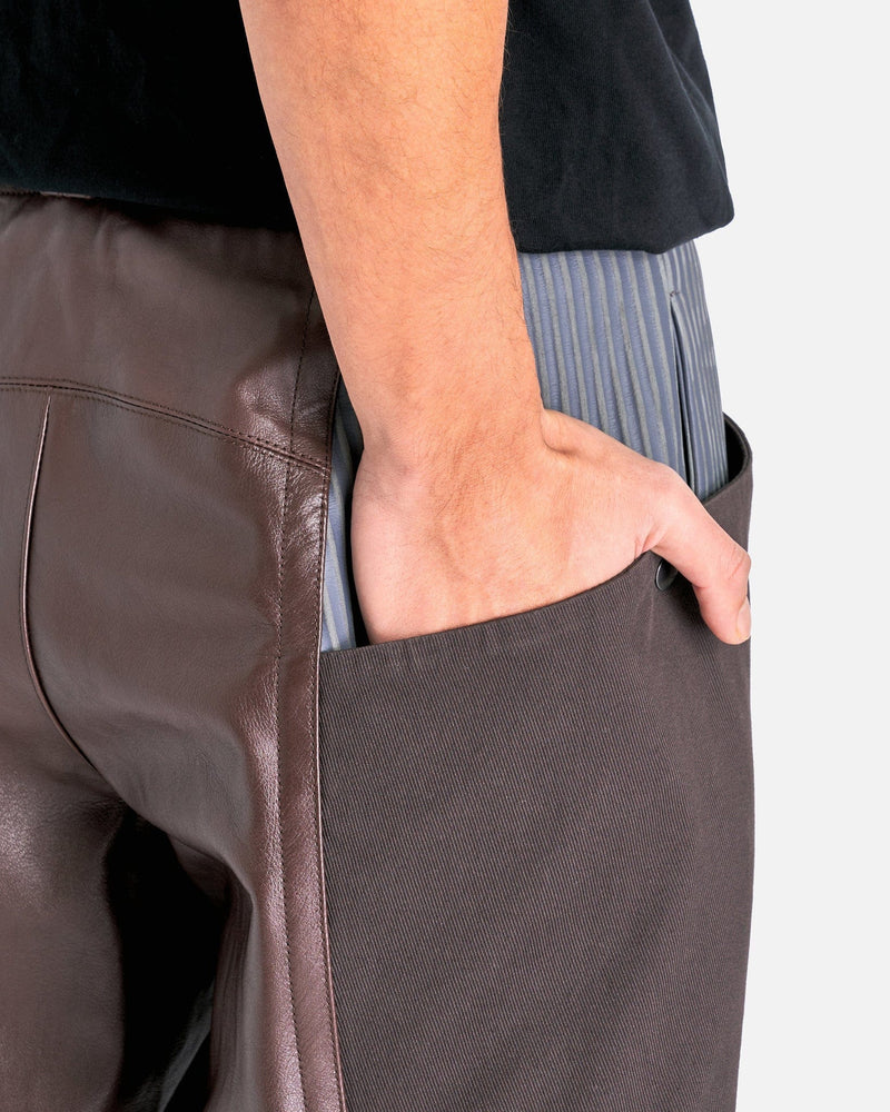 At.Kollektive Men's Pants KIKO KOSTADINOV Milne Trouser in Chicory Coffee/Steel Gray