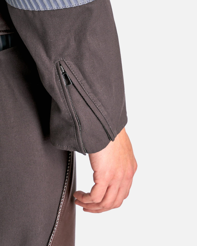At.Kollektive Men's Jackets KIKO KOSTADINOV Saida Jacket in Chicory Coffee/Steel Gray
