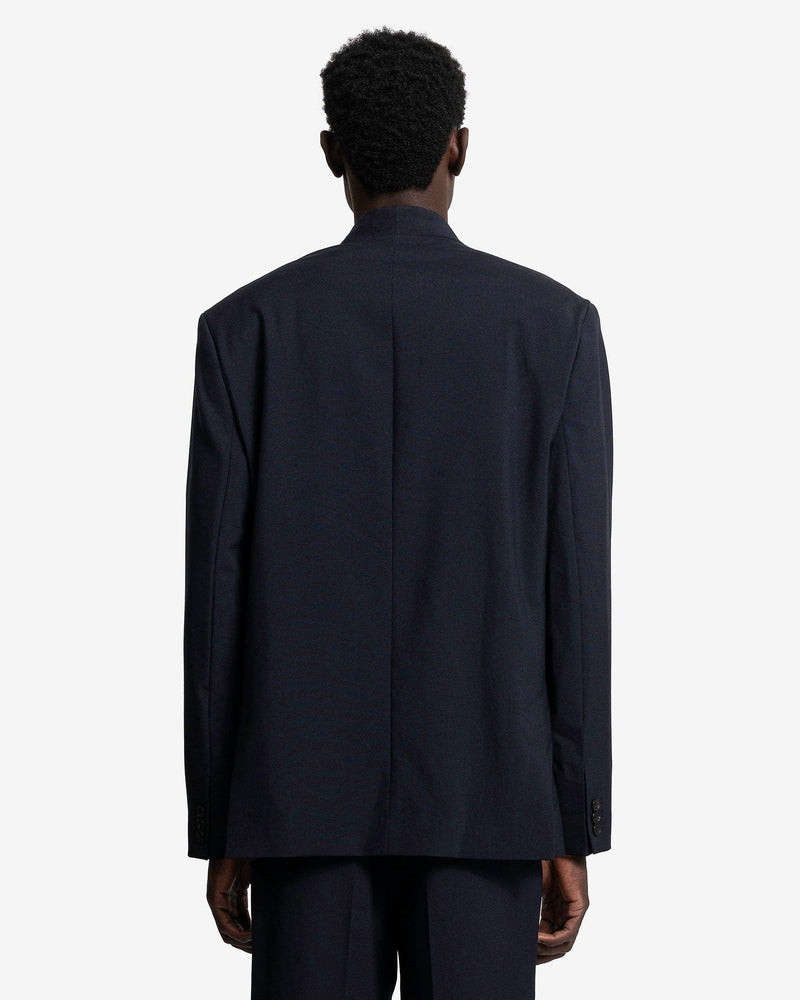 KENZO Men's Jackets Kimono Tailored Jacket in Midnight Blue