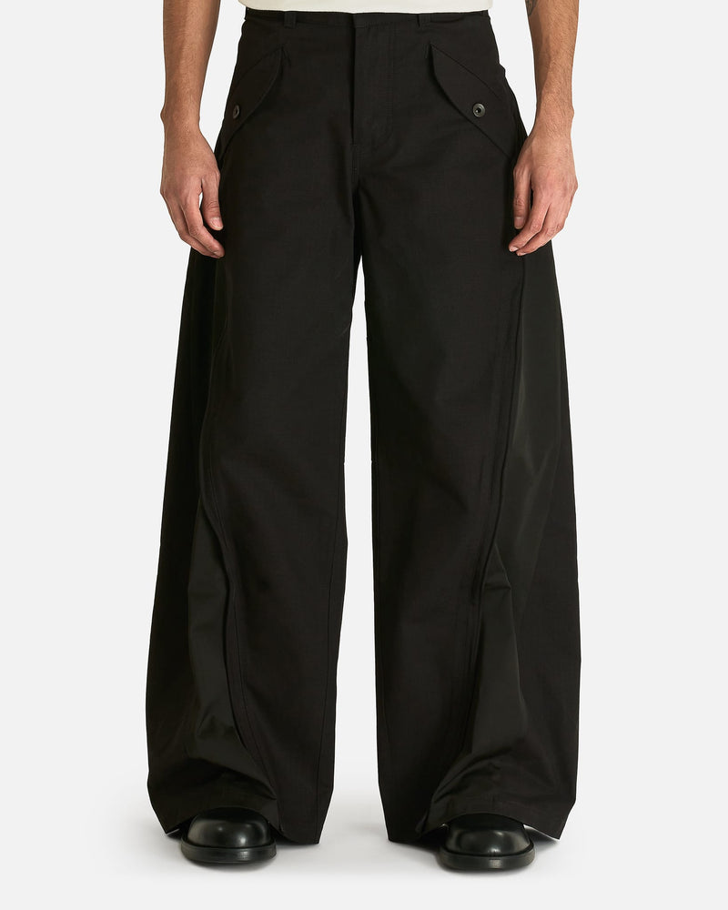FFFPOSTALSERVICE Men's Pants Kinarak Wired Trouser in Black