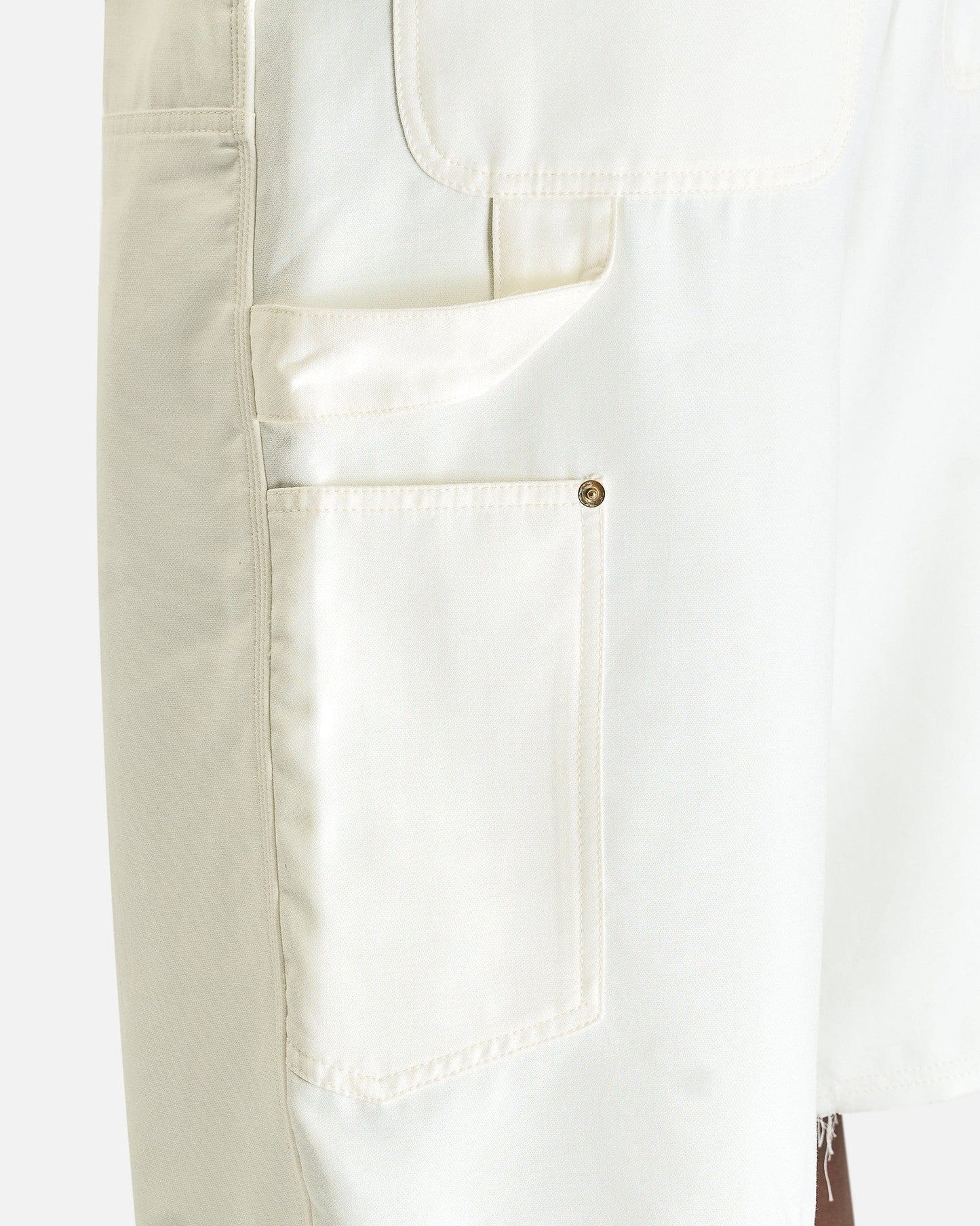 Wales Bonner Men's Shorts Kingston Shorts in Light Chalk