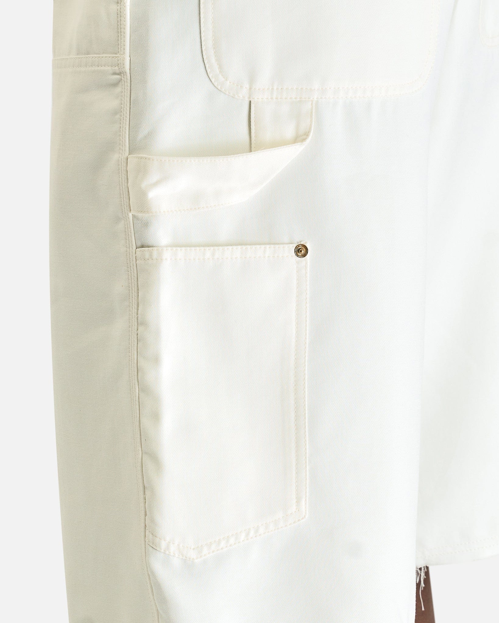 Wales Bonner Men's Shorts Kingston Shorts in Light Chalk