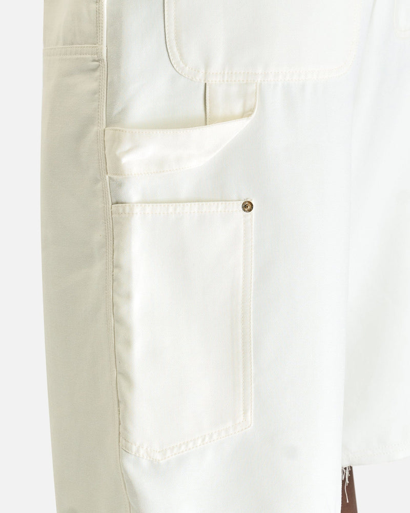 Wales Bonner Men's Shorts Kingston Shorts in Light Chalk