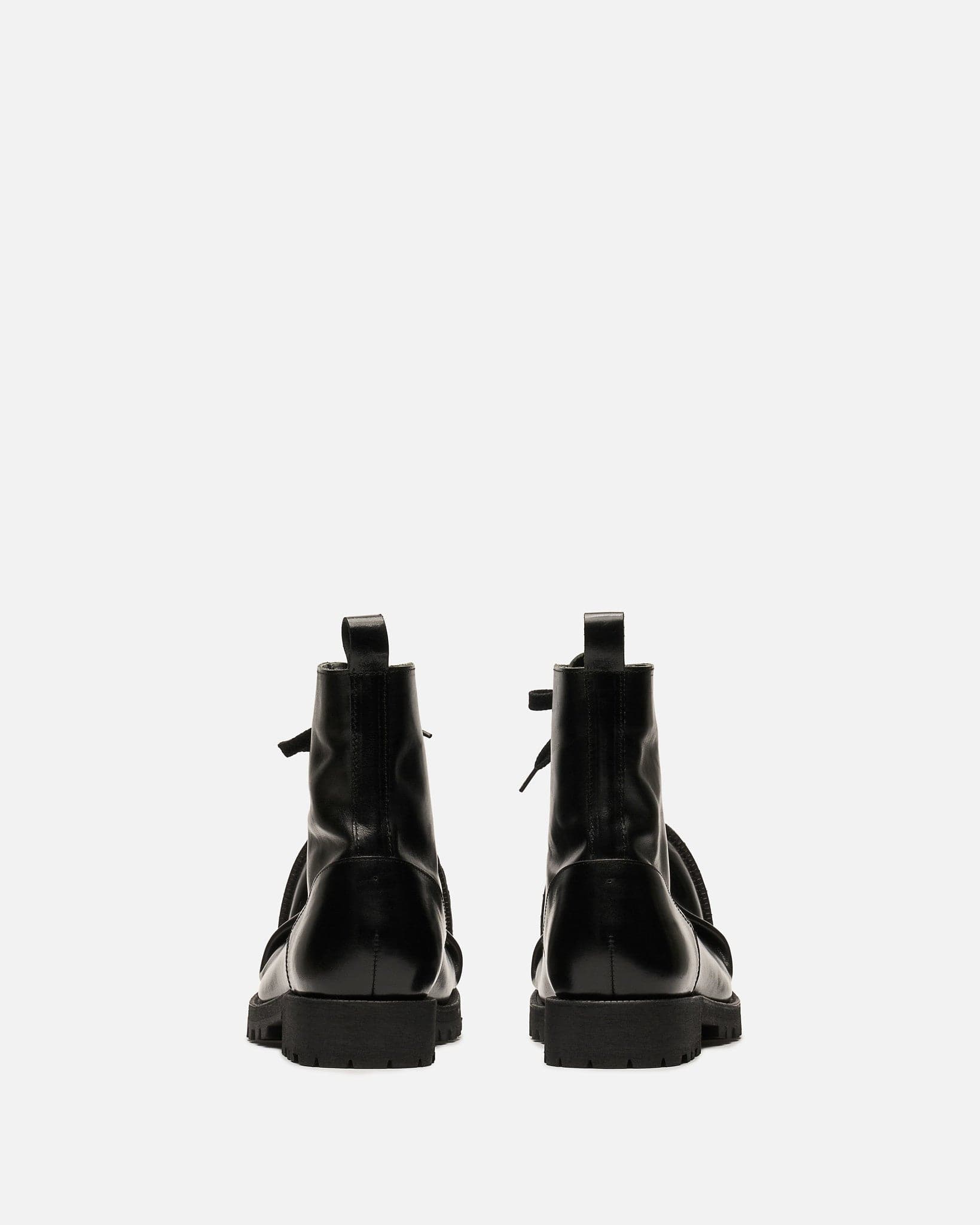 Comme des Garcons HOMME PLUS Men's Boots US9/UK10 KLG Crushed Toe Boot in Black