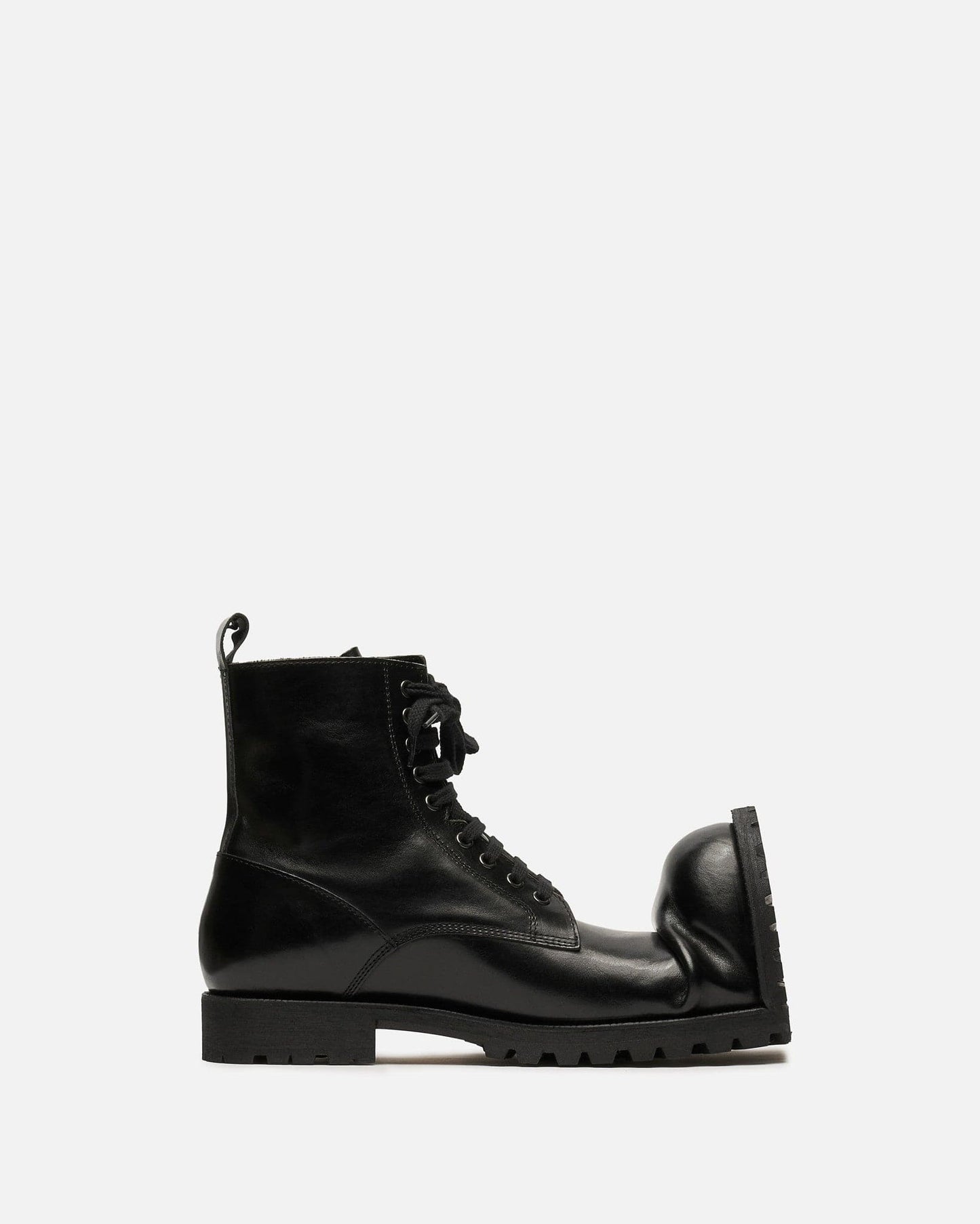 Comme des Garcons HOMME PLUS Men's Boots US9/UK10 KLG Crushed Toe Boot in Black