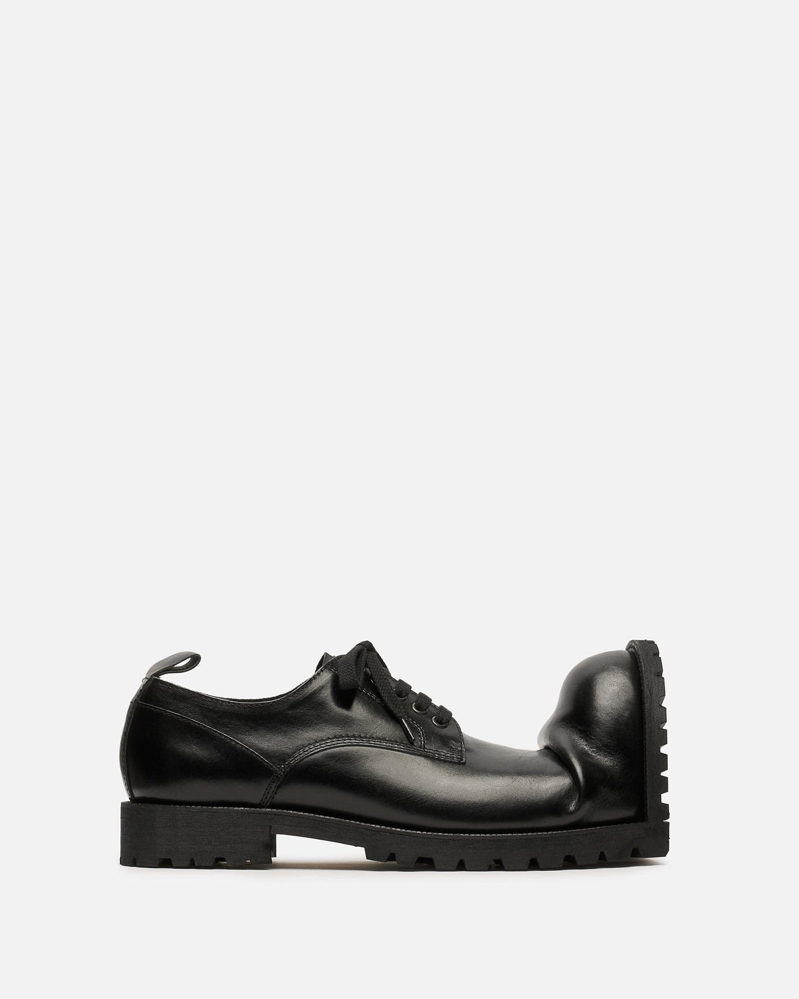 Comme des Garcons HOMME PLUS Men's Shoes US9/UK10 KLG Crushed Toe Derby in Black