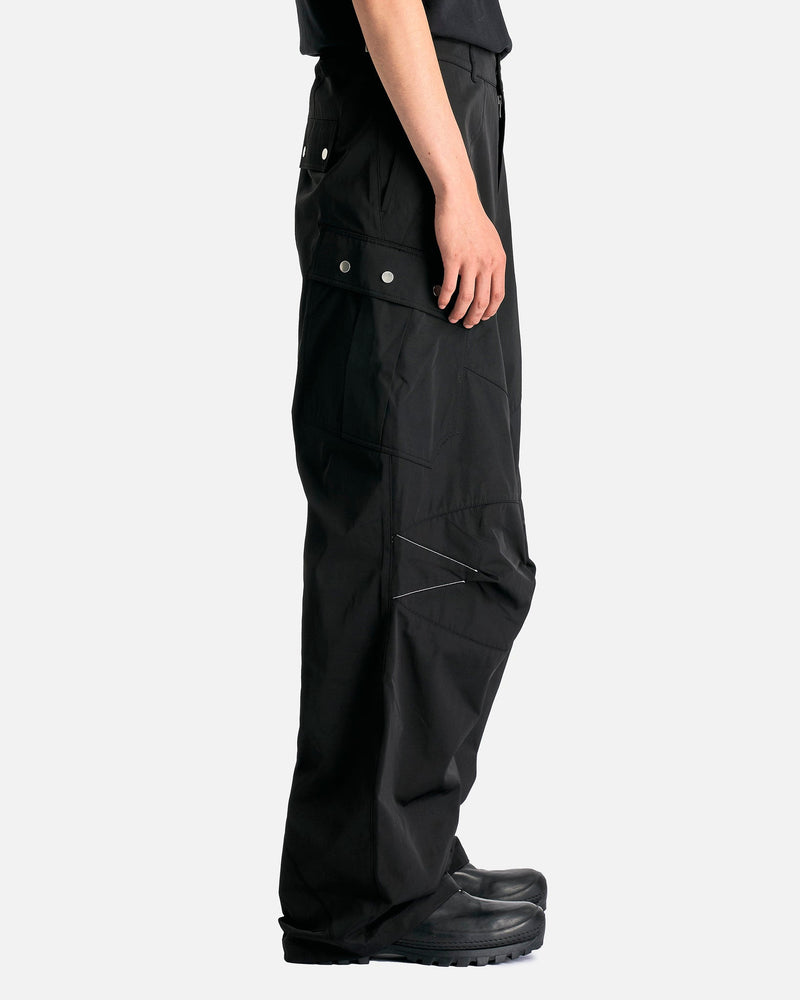 FFFPOSTALSERVICE Men's Pants Knee Dart B-1 Cargos in Black