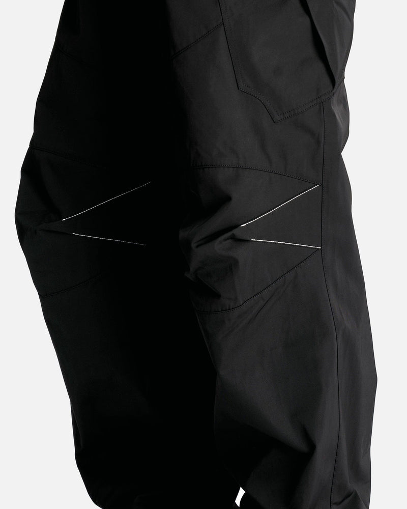 FFFPOSTALSERVICE Men's Pants Knee Dart B-1 Cargos in Black