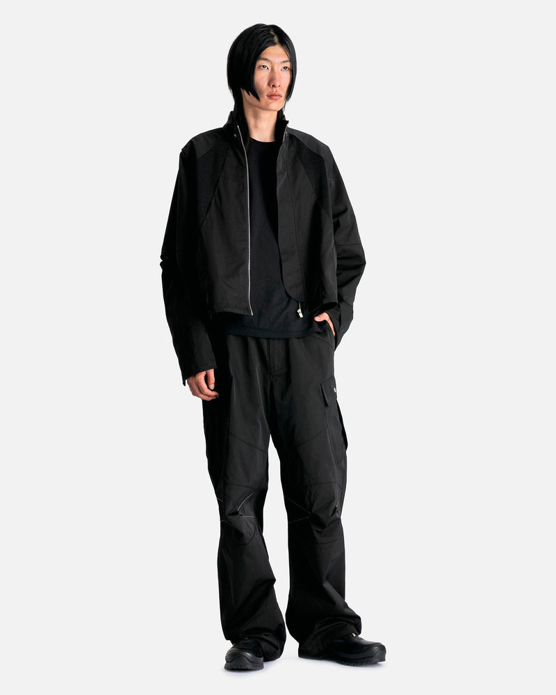 FFFPOSTALSERVICE Men's Pants Knee Dart B-1 Cargos in Black